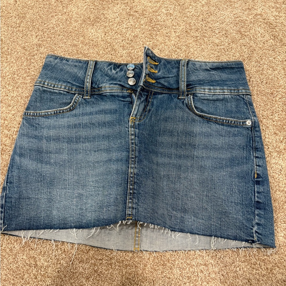 Bershka Denim Mini Skirt